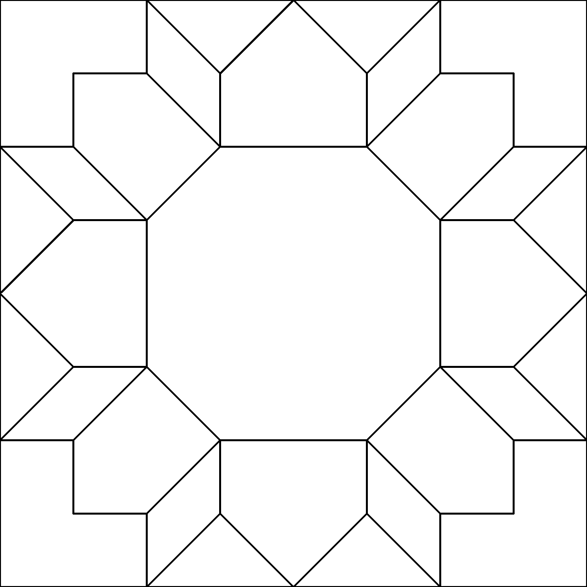 Pattern 55, Sunflower barn quilt pattern thumbnail